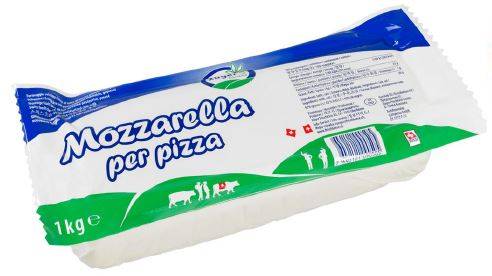 Купить онлайн Моцарелла для пиццы Zuger Frischkase блок 42% 1кг (Шейцария) в интернет-магазине Беришка с доставкой по Хабаровску и по России недорого.
