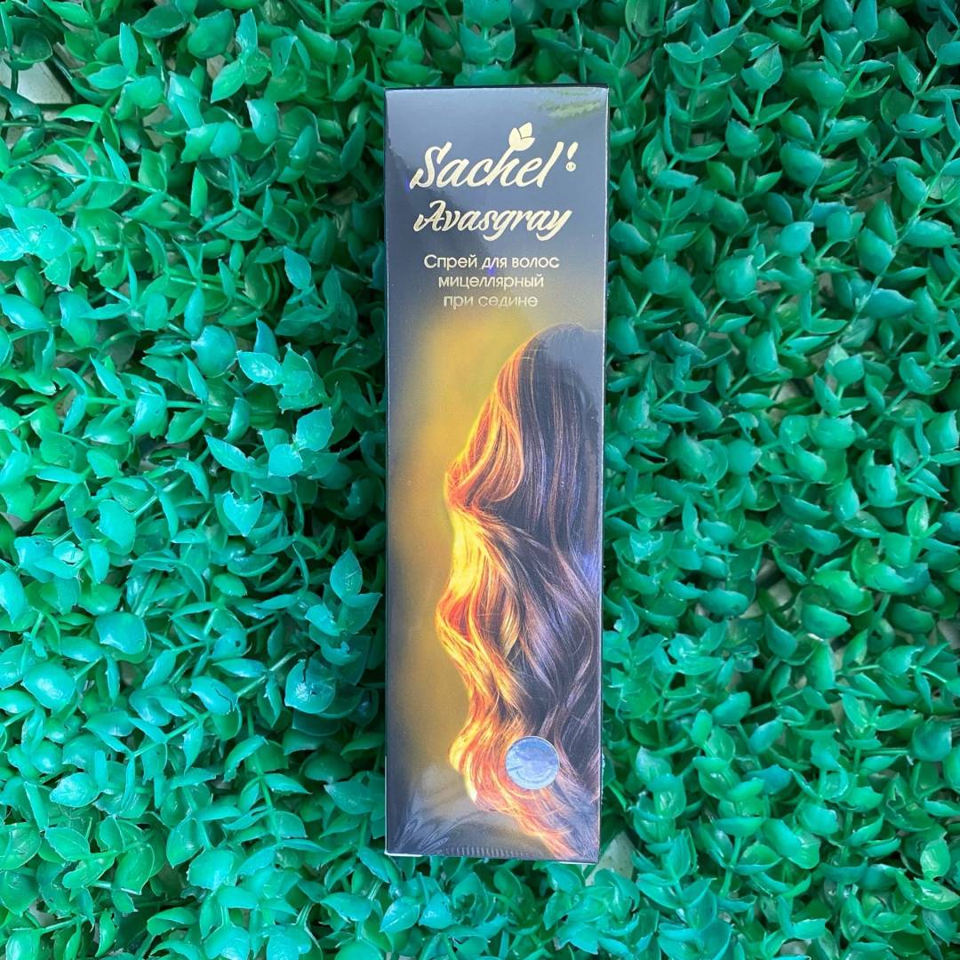 Купить онлайн Сашель Avasgray Спрей для волос мицеллярный при седине, 100мл в интернет-магазине Беришка с доставкой по Хабаровску и по России недорого.