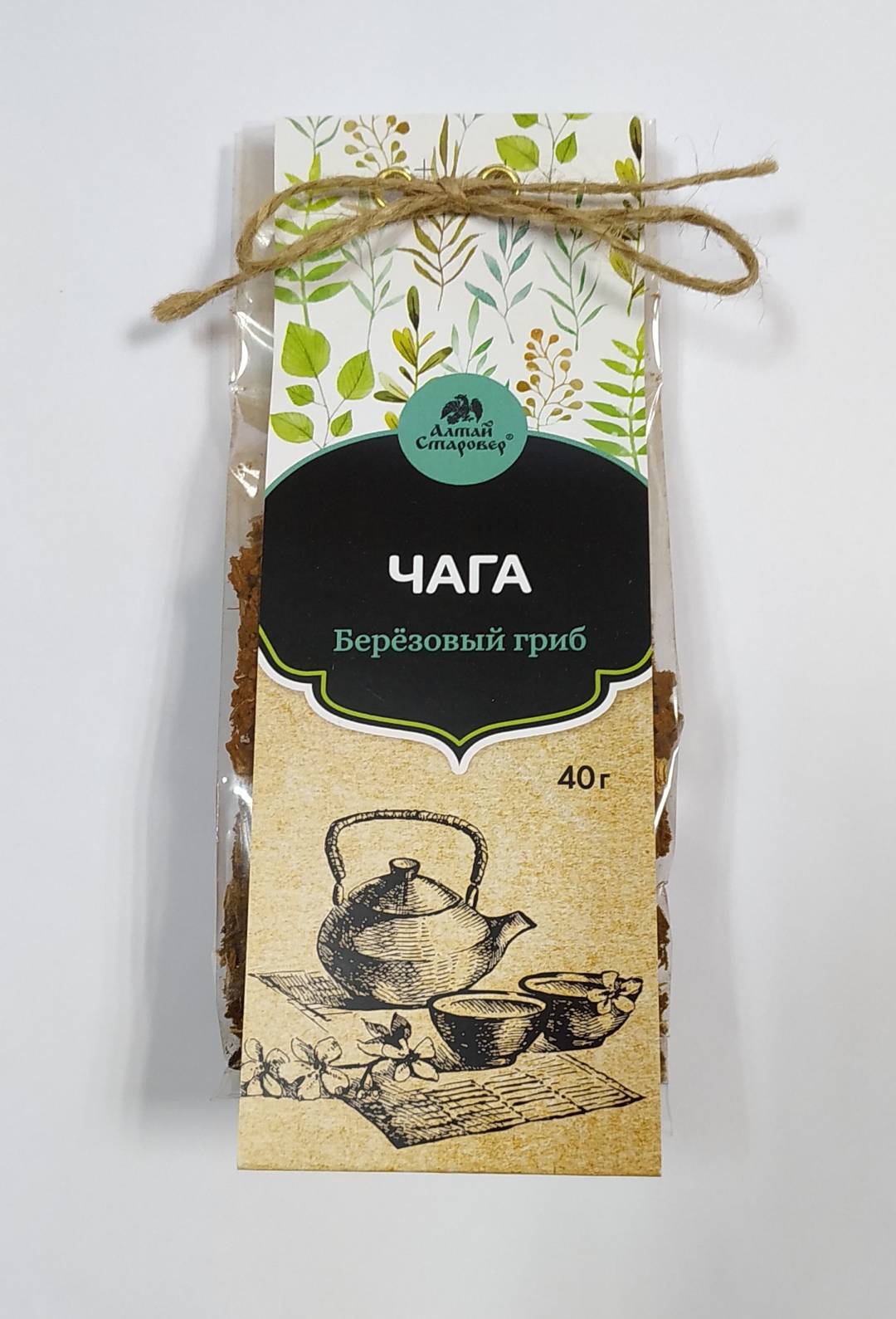 Купить онлайн Чай Чага, 40 г в интернет-магазине Беришка с доставкой по Хабаровску и по России недорого.