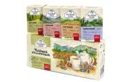 Купить онлайн Подарочный набор травяных чаёв Ароматы тайги, 4*50г в интернет-магазине Беришка с доставкой по Хабаровску и по России недорого.