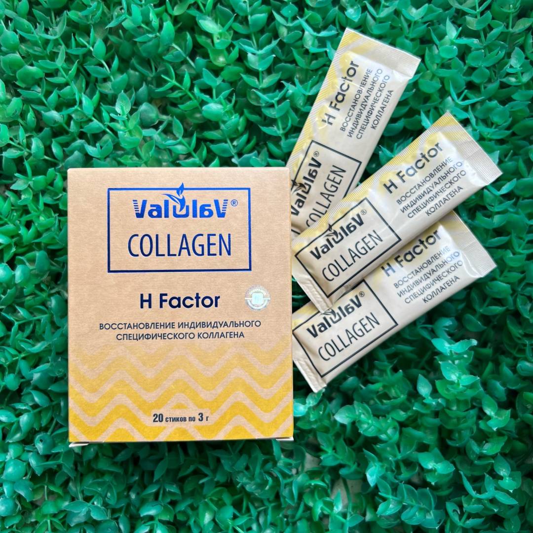 Купить онлайн ValulaV Collagen H Factor, 20 стиков* 3г в интернет-магазине Беришка с доставкой по Хабаровску и по России недорого.