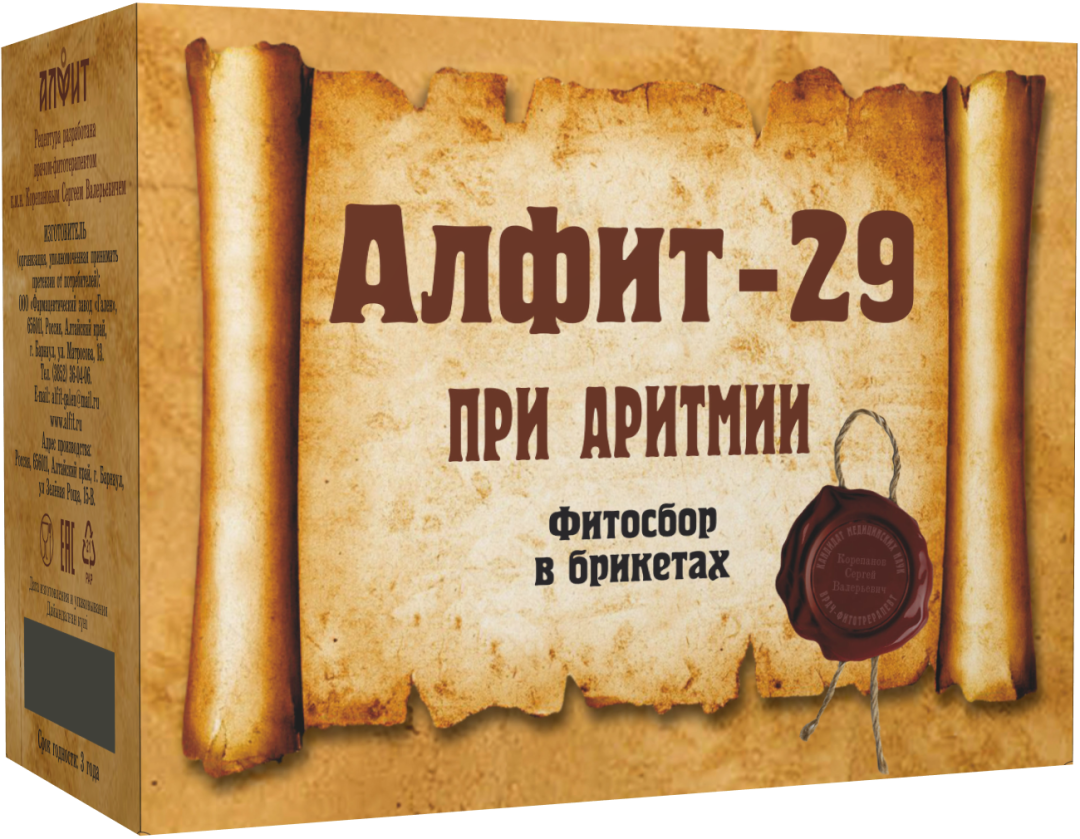 Купить онлайн Алфит-29 При Аритмии,БАД, 120 г в интернет-магазине Беришка с доставкой по Хабаровску и по России недорого.