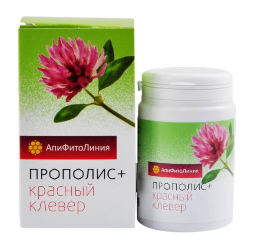 Купить онлайн Апифитокомплекс Прополис+Красный клевер 60 таб в интернет-магазине Беришка с доставкой по Хабаровску и по России недорого.