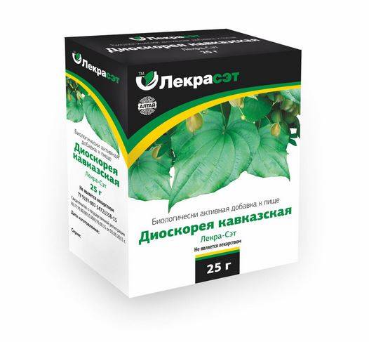 Купить онлайн Диоскорея кавказская Лекра-СЭТ, 25г в интернет-магазине Беришка с доставкой по Хабаровску и по России недорого.