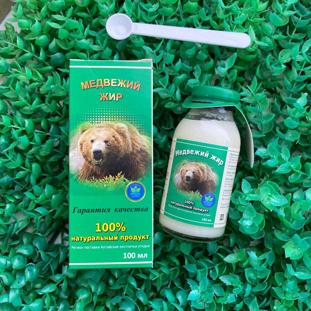 Купить онлайн Медвежий жир, 100 мл в интернет-магазине Беришка с доставкой по Хабаровску и по России недорого.