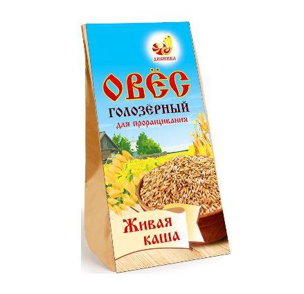 Купить онлайн Овес голозерный для проращивания Дивинка, 500г в интернет-магазине Беришка с доставкой по Хабаровску и по России недорого.