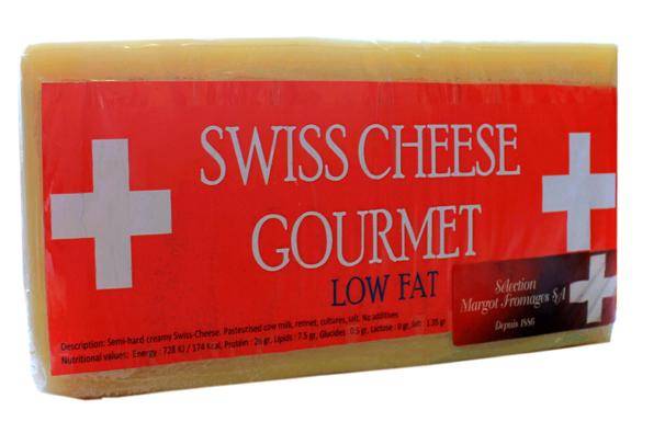 Купить онлайн Сыр Свисс Гурмэ 20%, Margot (Швейцария) в интернет-магазине Беришка с доставкой по Хабаровску и по России недорого.