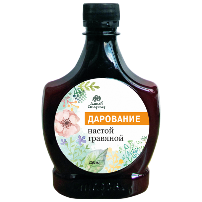 Купить онлайн Настой травяной Дарование, 250мл в интернет-магазине Беришка с доставкой по Хабаровску и по России недорого.