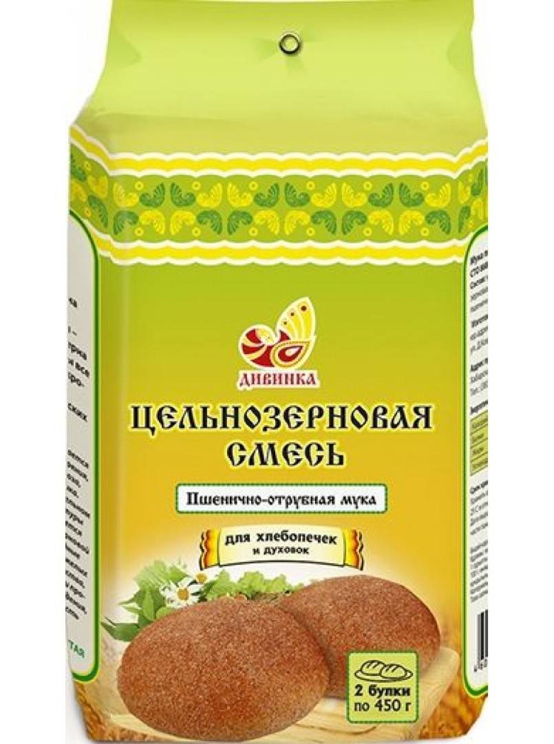 Купить онлайн Смесь пшенично-отрубная хлебопекарная Дивинка, 700гр в интернет-магазине Беришка с доставкой по Хабаровску и по России недорого.