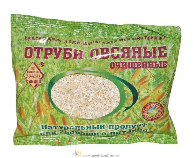 Купить онлайн Отруби овсяные очищенные, 200гр в интернет-магазине Беришка с доставкой по Хабаровску и по России недорого.