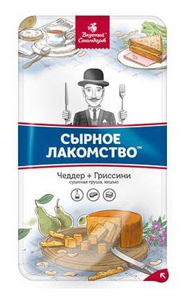 Купить онлайн Сырное лакомство Чеддер+Гриссини, 70г в интернет-магазине Беришка с доставкой по Хабаровску и по России недорого.