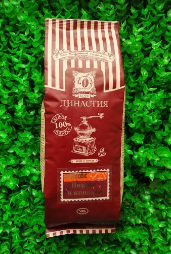 Купить онлайн Кофе Вишня в коньяке в зернах в интернет-магазине Беришка с доставкой по Хабаровску и по России недорого.