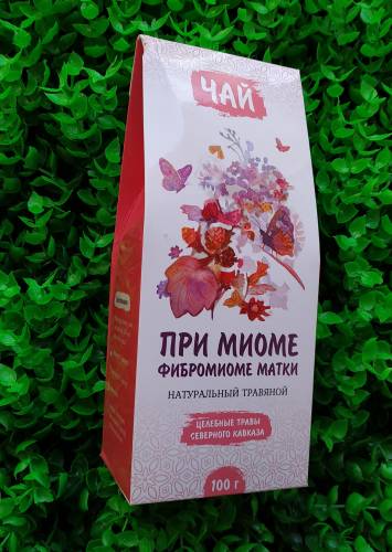 Купить онлайн Травяной чай Миома, фибромиома матки, 100 г в интернет-магазине Беришка с доставкой по Хабаровску и по России недорого.
