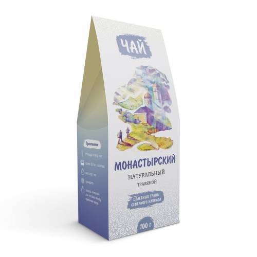 Купить онлайн Травяной чай Монастырский противоонкологический, 100гр в интернет-магазине Беришка с доставкой по Хабаровску и по России недорого.