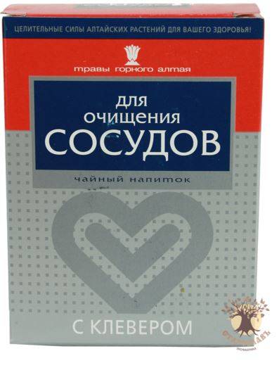 Купить онлайн Для укрепления сосудов с клевером (смесь трав) 40г в интернет-магазине Беришка с доставкой по Хабаровску и по России недорого.