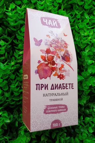 Купить онлайн Травяной чай При диабете, 100гр в интернет-магазине Беришка с доставкой по Хабаровску и по России недорого.