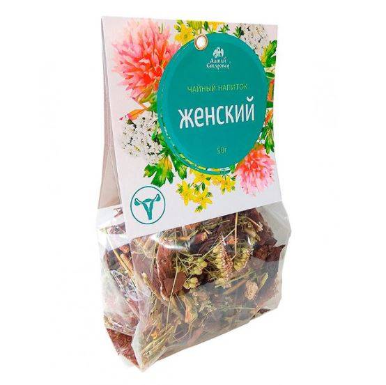 Купить онлайн Чайный напиток ЖЕНСКИЙ, 50 г в интернет-магазине Беришка с доставкой по Хабаровску и по России недорого.