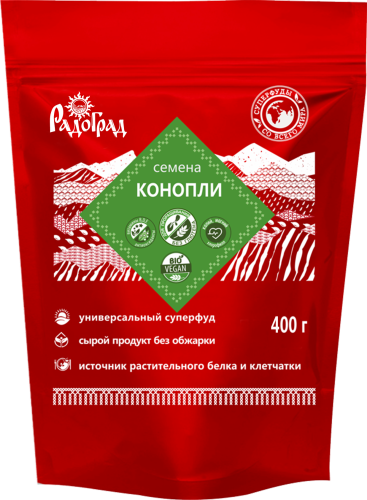 Купить онлайн Семена конопли, Радоград в интернет-магазине Беришка с доставкой по Хабаровску и по России недорого.