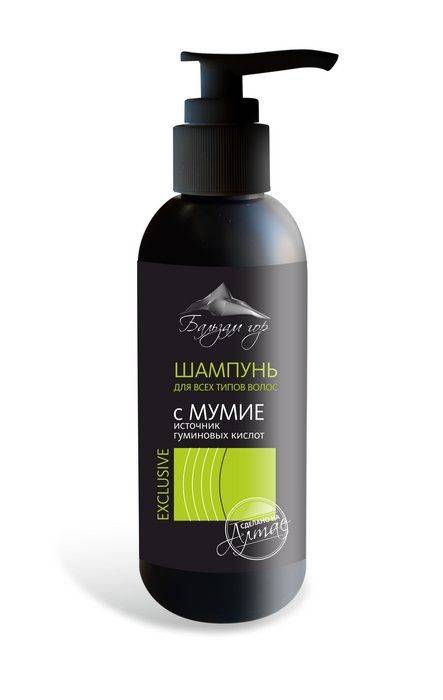 Купить онлайн Шампунь Бальзам Гор для волос с мумие, 300 мл в интернет-магазине Беришка с доставкой по Хабаровску и по России недорого.