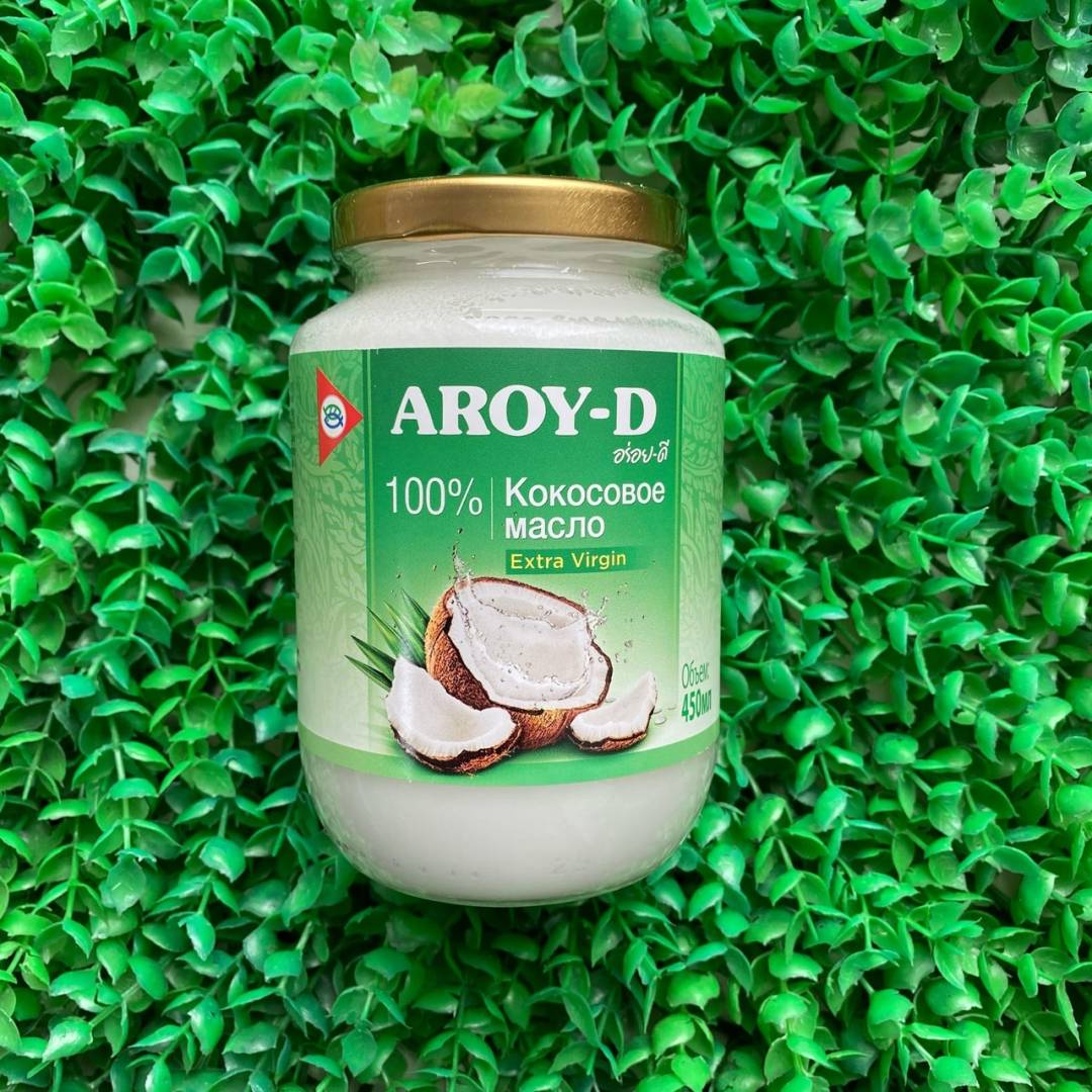 Купить онлайн Кокосовое масло 100% Aroy-D в интернет-магазине Беришка с доставкой по Хабаровску и по России недорого.