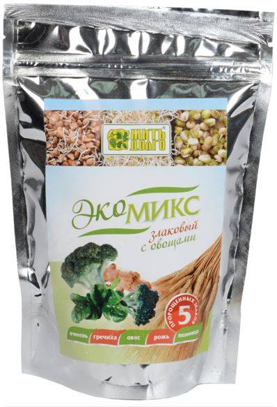 Купить онлайн ЭКОМИКС злаковый с овощами, 200 гр в интернет-магазине Беришка с доставкой по Хабаровску и по России недорого.